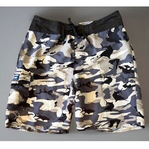 Men's Pelagic Fish Camo Shorts Swim Board Shorts Style# 222‎ Size 34